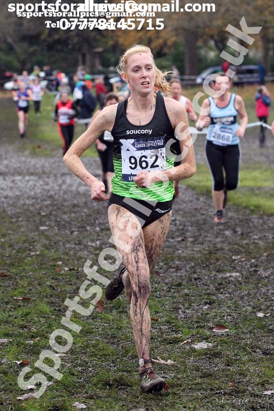 Senior and under-23 women, 2019 European Cross Country Trials and British Cross Challenge, Sefton Park, Liverpool.  Photo: David T. Hewitson/Sports for All Pics